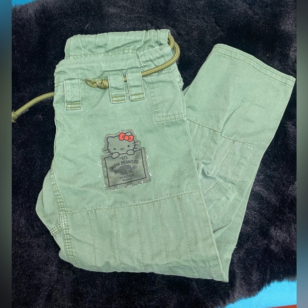 MOYA BRAND x HELLO KITTY Collaboration Jiu Jitsu Gi Military Green RARE K1 - Picture 6 of 10